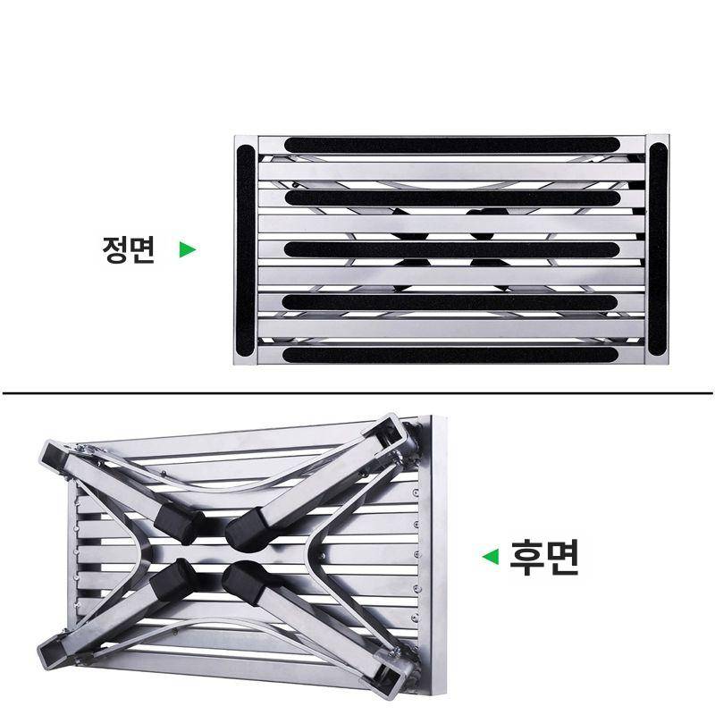 접이식 발판 우마 스텝 계단 캠핑카 스툴 트레일러 A 22.5cm 고정 - 상세 이미지 2