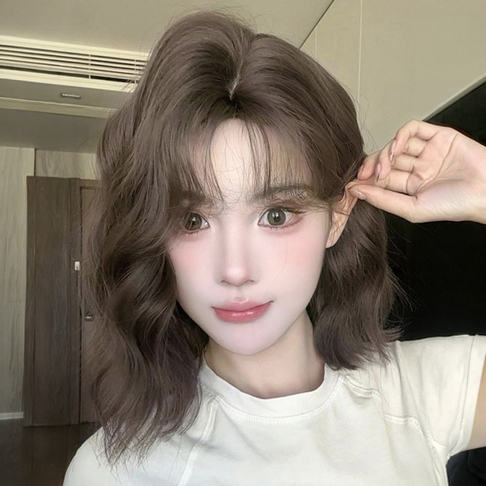 카네아 물결웨이브 단발머리 사이드뱅 여성 통가발 SD-251226 - 상품 이미지