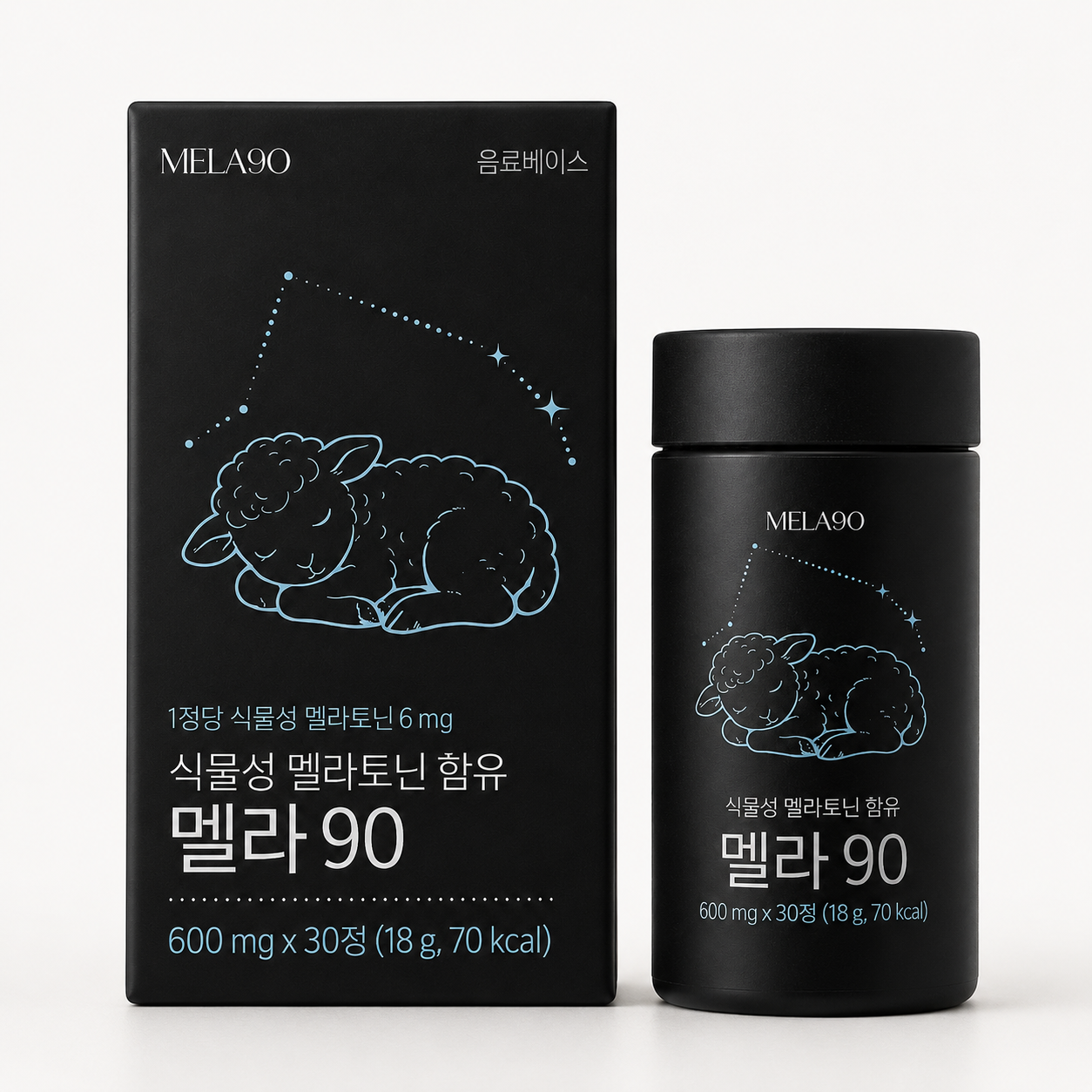 SLEEP90 식물성 고함량 멜라토닌 5mg 6mg 수면 보조제 30정, 6개 - 상품 이미지