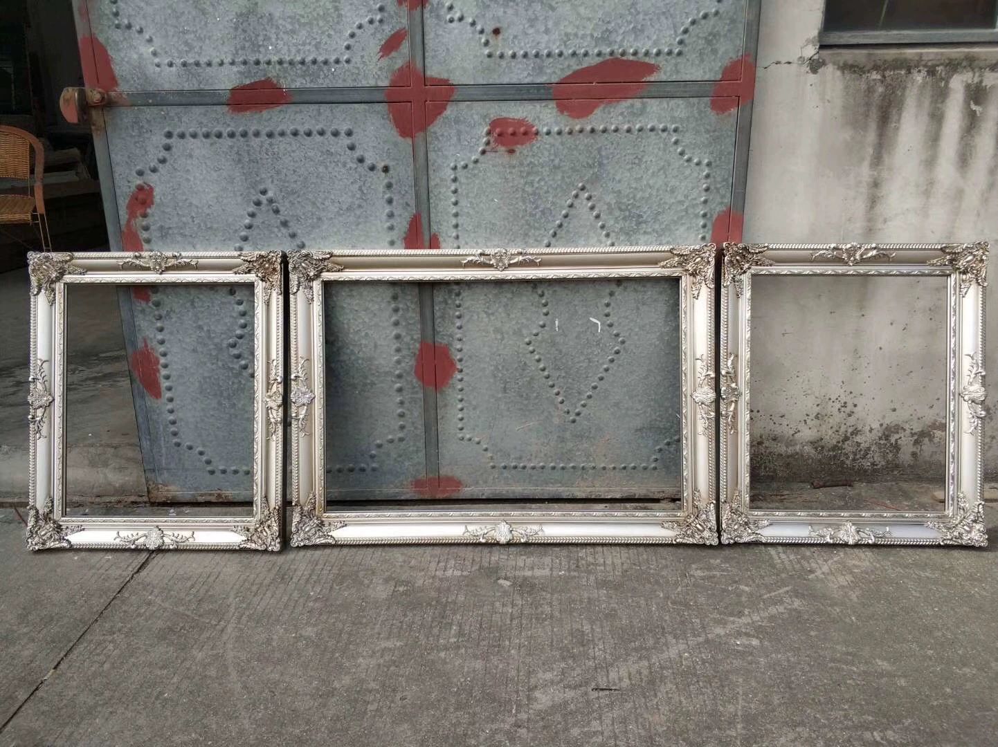 원목 엔틱 벽걸이 액자 프레임 유화 고전 빈티지 그림 틀 앤티크골드 A3 29.7x42cm - 상세 이미지 5