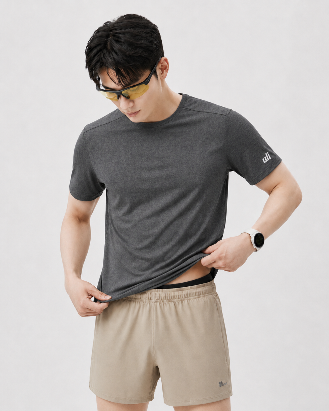 100g 초경량 러닝반팔 마이크로메쉬 uli 흡습속건 등산 트레일러닝 - 상세 이미지 4