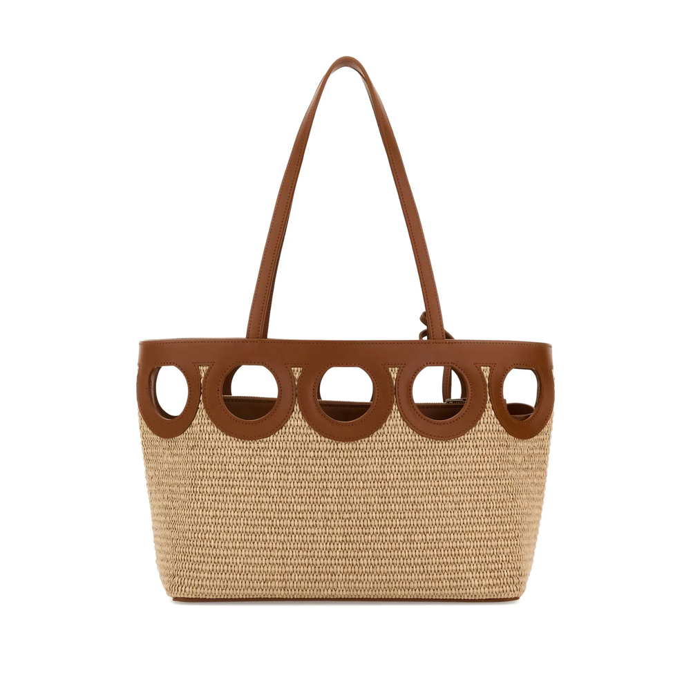 페라가모 여성 숄더 가방 FW26 21A206 0783832 NATUR - 상세 이미지 2