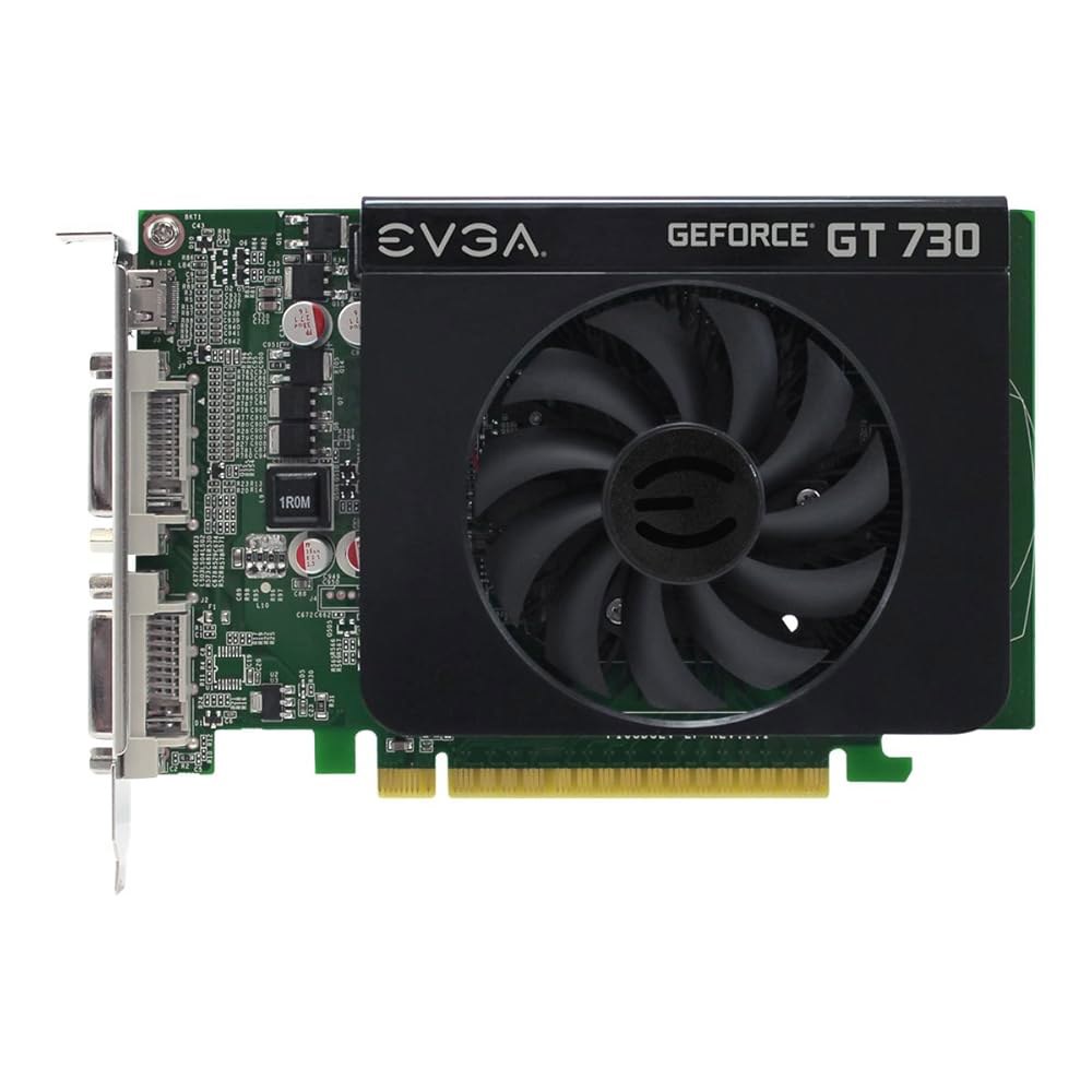 EVGA GeForce GT 730 1GB DDR3 128비트 듀얼 DVI mHDMI 그래픽 카드 01G-P3-2731-KR 1 GB 128bit - 상품 이미지