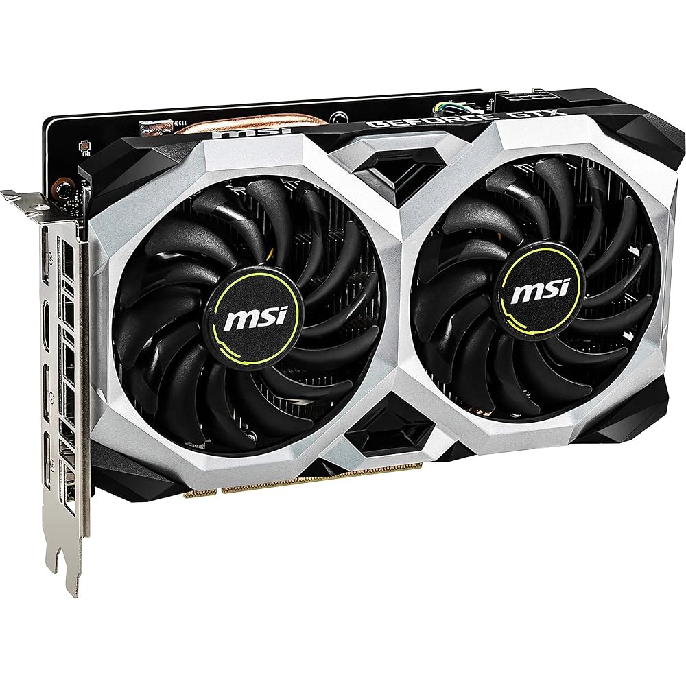 MSI 게이밍 지포스 GTX 1660 Ti 192비트 HDMI /DP 6GB GDRR6 HDCP 지원 DirectX 12 듀얼 팬 VR OC 그래픽 카드(GTX Ventus XS - 상세 이미지 3