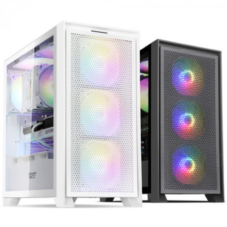 darkFlash DRX70 MESH RGB 강화유리 (화이트)