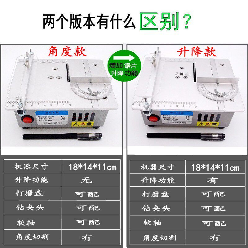 PCB 머신 커팅 정밀한 목공 각도 절단기 작업대 테이블쏘 섹션 - 상세 이미지 3
