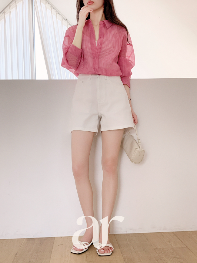 세미 A라인 코튼 3부 숏 반바지 ps5880 이미지 8