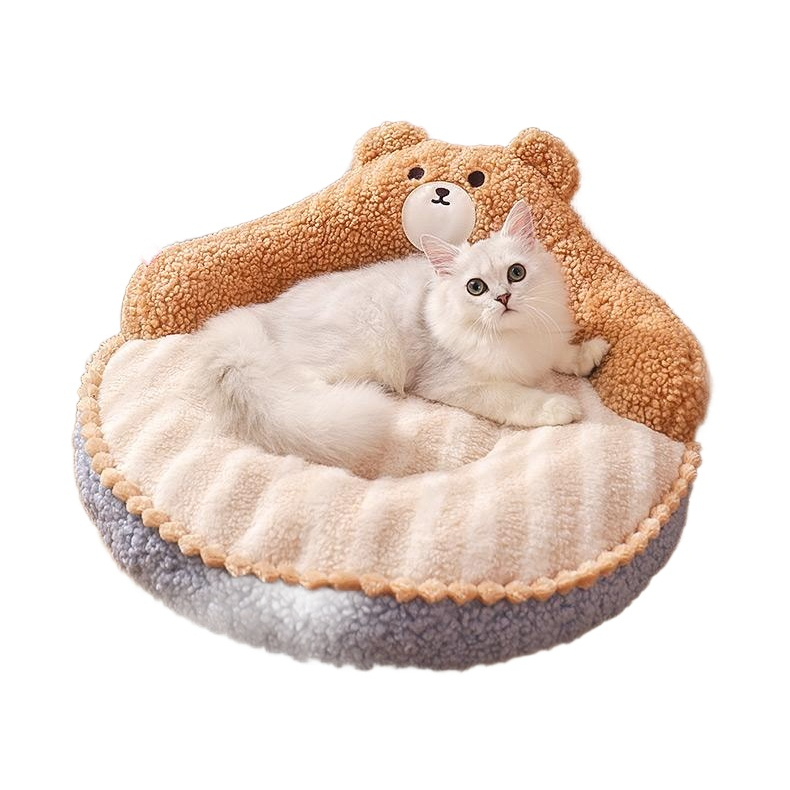 반려동물용 방석 고양이집 사계절 정면 강아지하우스 푹신한 애완동물집 애견 쇼파 - 상품 이미지