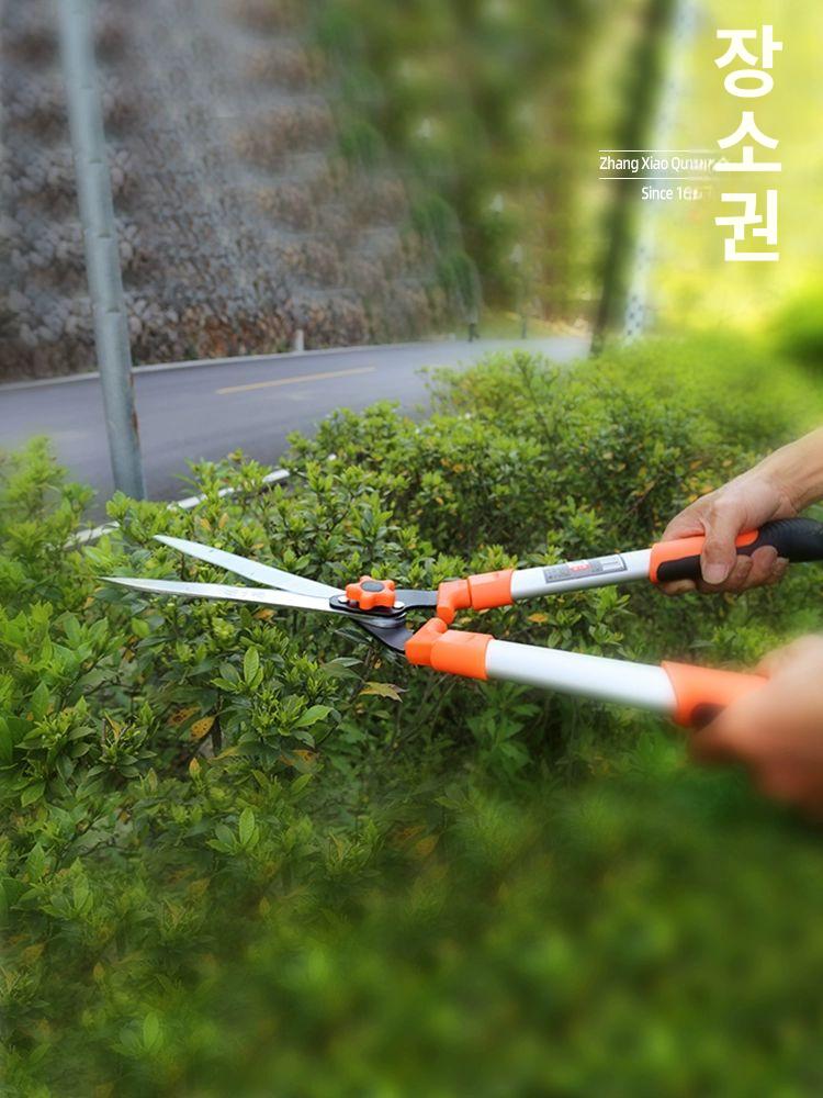 풀깍는가위 잔디깎는가위 원예 양손 아파트 과수원 조경 1단계 웨이브형 전정기 - 상세 이미지 5