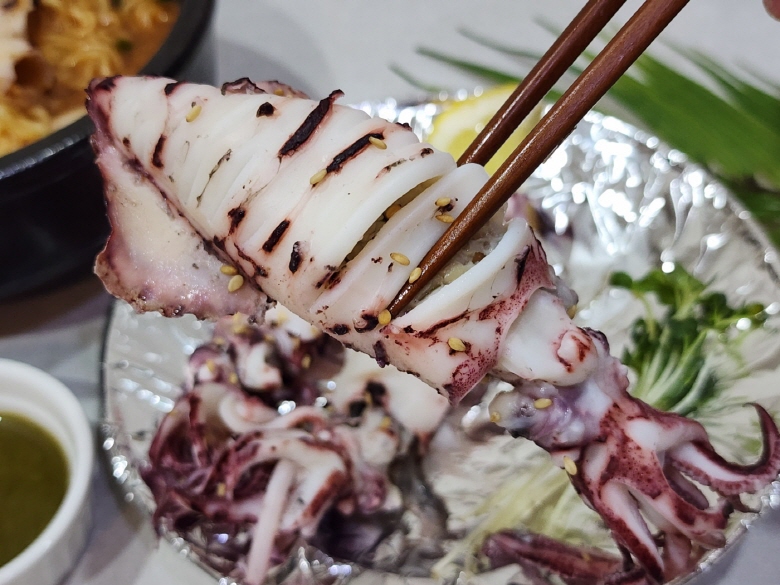 한치 회 통찜 꼴뚜끼 총알한치 찜 횟감 제철 생물 선동 - 상세 이미지 4
