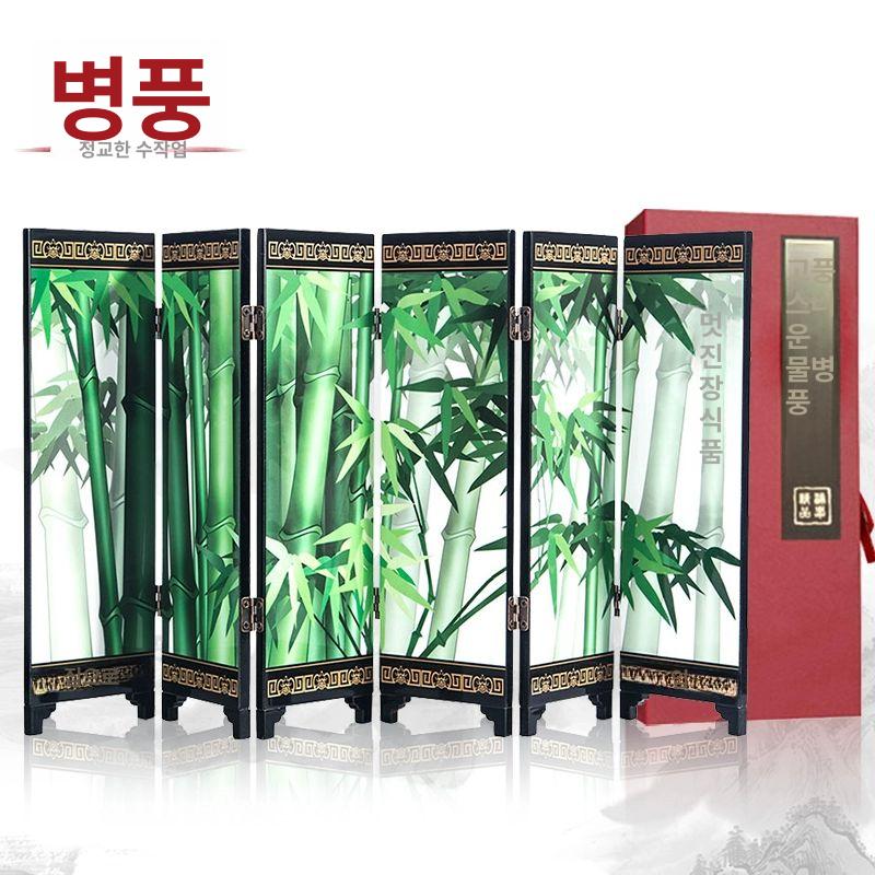 미니병풍 자개액자 중국전통 장식품 제사용품 인테리어 술집 디스플레이 난성의 과거 - 상세 이미지 4