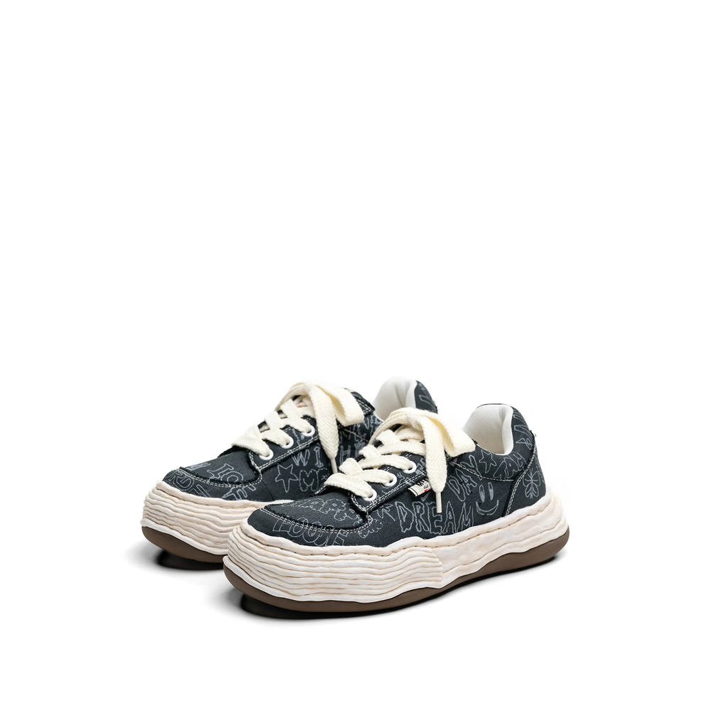 미하라 야스히로 남성 운동화 SS26 블랙 A16FW705 - 상세 이미지 3