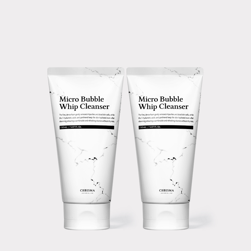 [2개] 크리스마 더마랩 마이크로 버블 휩 클렌저 150ml - 상품 이미지