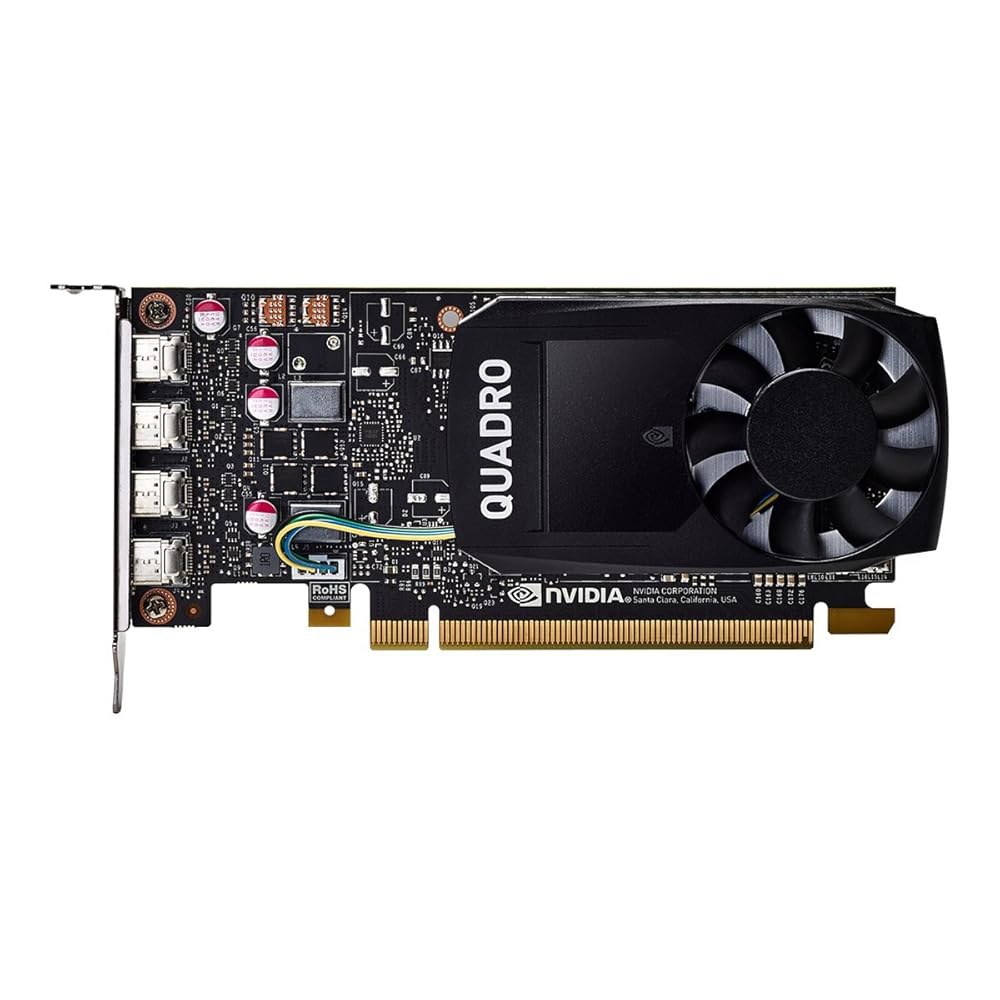 NVIDIA Quadro P1000 프로페셔널 4GB, gddr5, 그래픽 보드(VCQP1000-PB) - 상품 이미지
