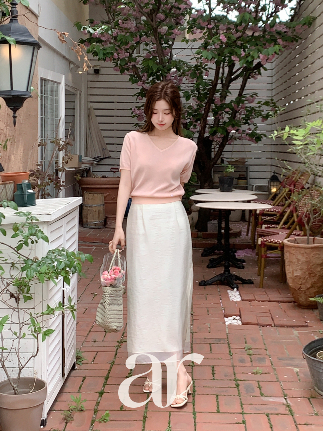 (국내제작) 시스루 레이어드 롱 스커트 sk7825 이미지 2