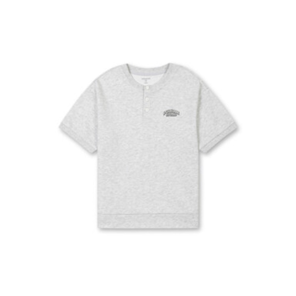 폴햄키즈 공용 더블니트 헨리넥 반팔 티셔츠3color(택1) G2TS3011A - 상세 이미지 3