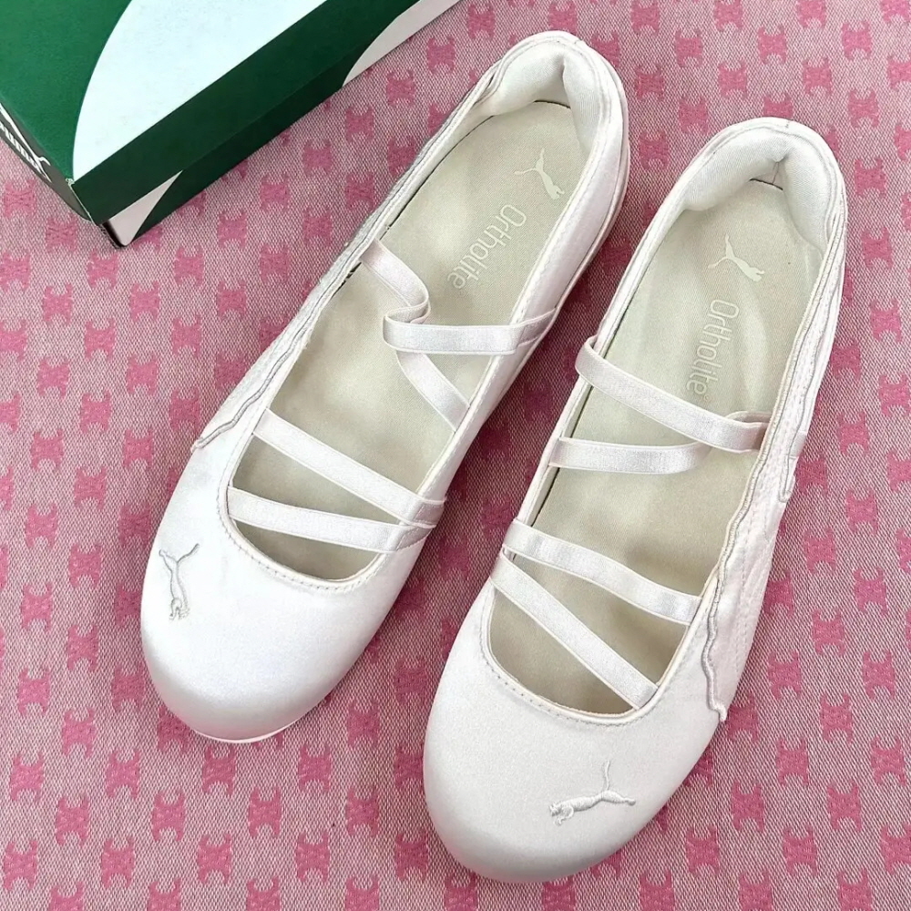 푸마 스피드캣 발레 비너스 스니커즈 핑크 406853-01 - 상세 이미지 5