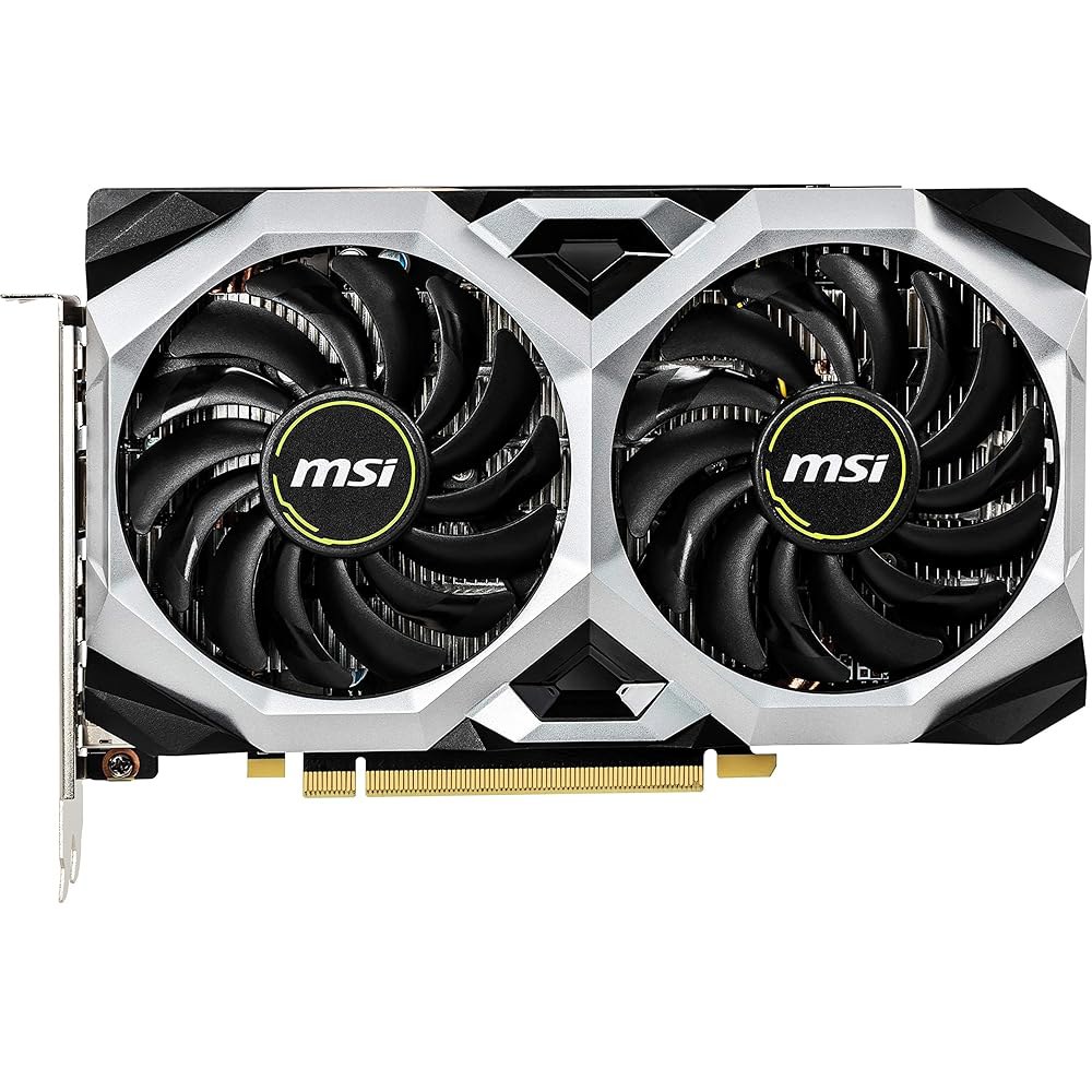 MSI 게이밍 지포스 GTX 1660 Ti 192비트 HDMI /DP 6GB GDRR6 HDCP 지원 DirectX 12 듀얼 팬 VR OC 그래픽 카드(GTX Ventus XS - 상세 이미지 2