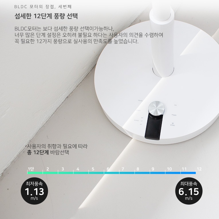 스마트 앱연동 BLDC 써큘레이터 가정용 입체회전 리모컨형 에어서큘레이터 이미지 8