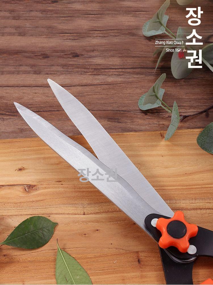 풀깍는가위 잔디깎는가위 원예 양손 아파트 과수원 조경 1단계 웨이브형 전정기 - 상세 이미지 3