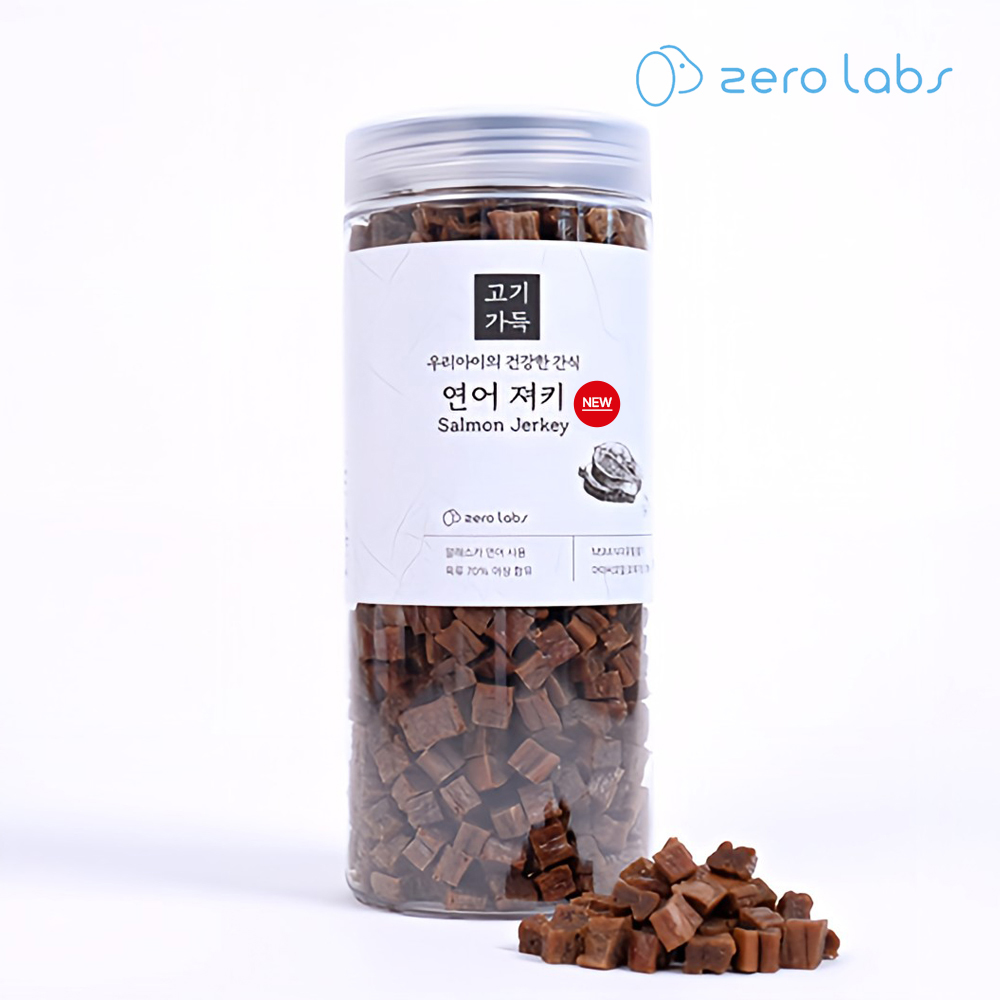 제로랩스 NEW고기가득350g 소고기 외3종, 국내산 강아지대용량져키 기능성 케어 강아지 화식 간식 노즈워크간식 고기함량80% - 상세 이미지 3