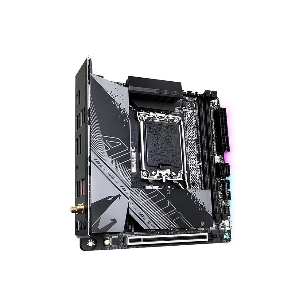 GIGABYTE B760I AORUS PRO (LGA 1700 / B760 Mini-ITX DDR5 듀얼 M.2 PCIe 4.0 USB 3.2 Gen2X2 Type-C WiFi - 상세 이미지 2