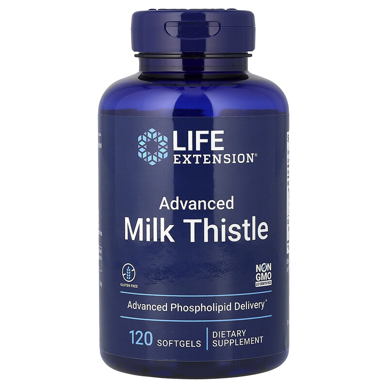라이프익스텐션 Advanced Milk Thistle 120정, 1개 - 상품 이미지