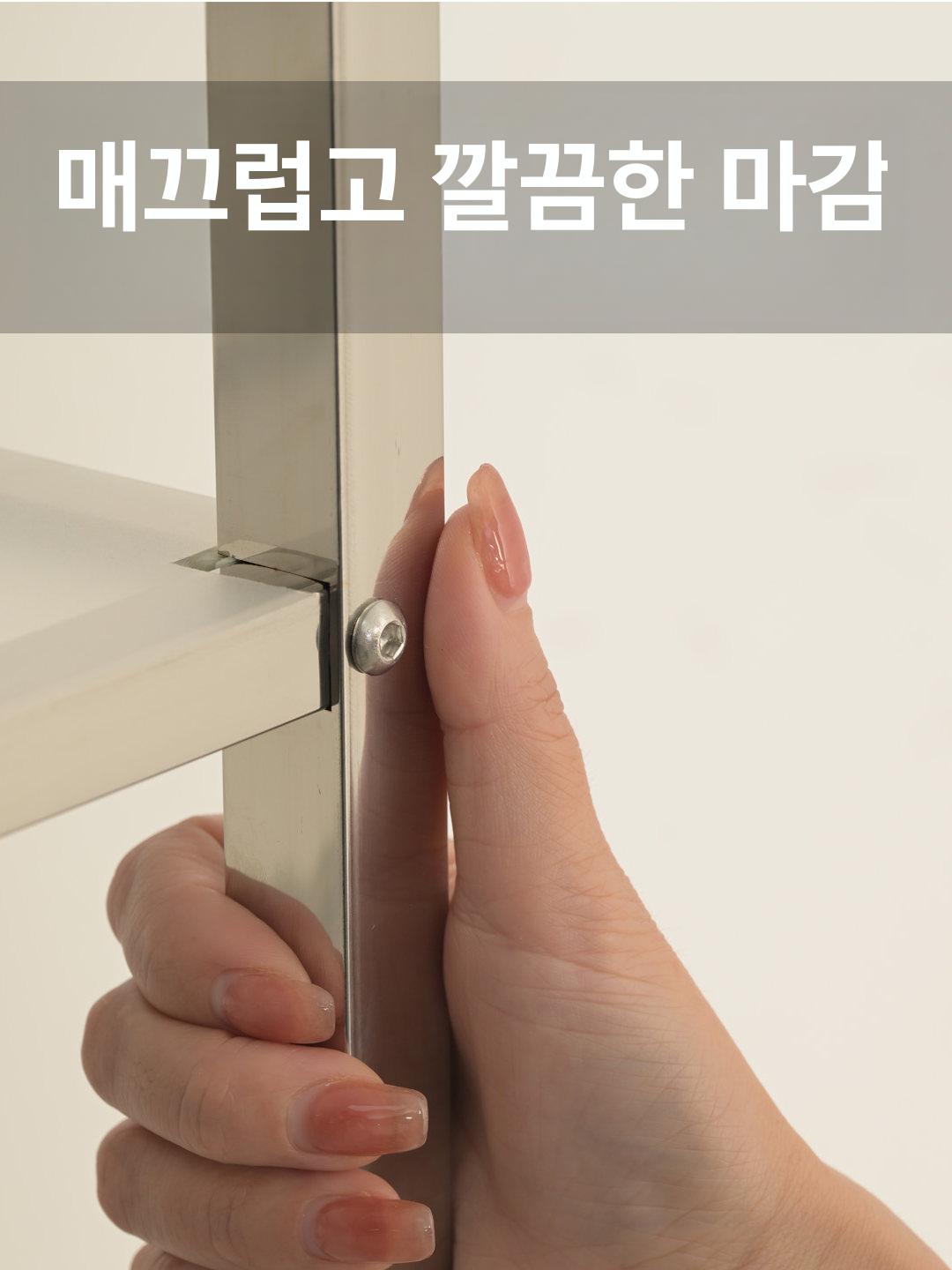 대형 실외 철제 현관 사무실 현장 복도 이동식 신발장 45 188 10칸 나사조립 먼지패드 - 상세 이미지 3