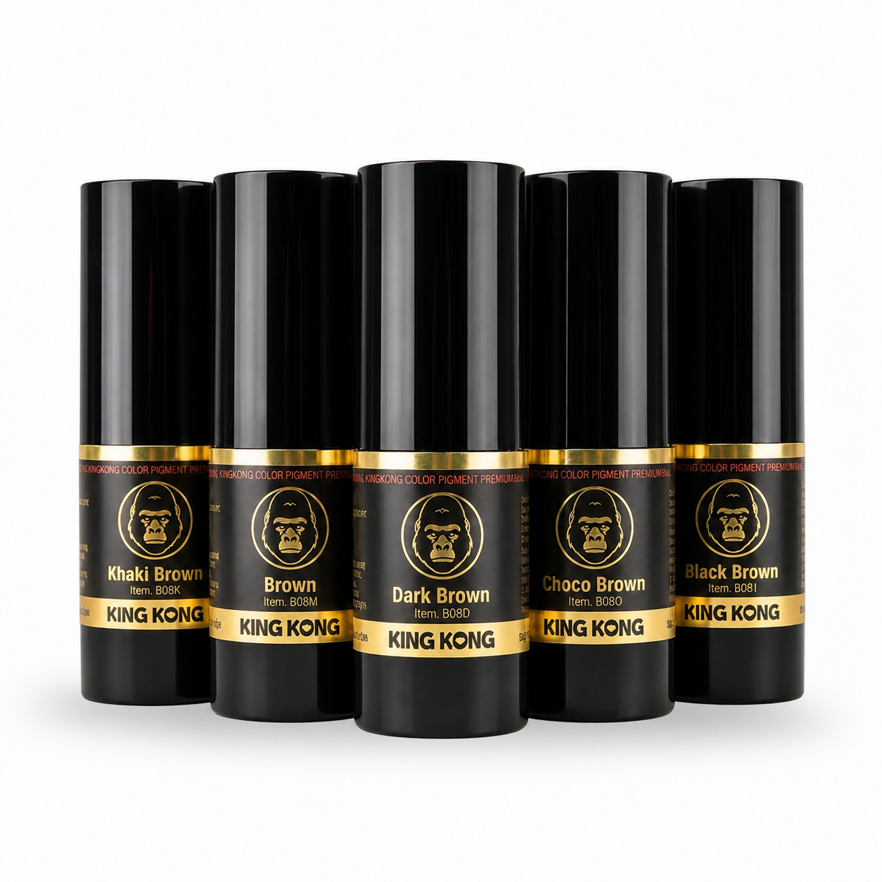 킹콩브로우색소 반영구 브로우 색소 전문샵용 고착색 고발색 15ml - 상품 이미지