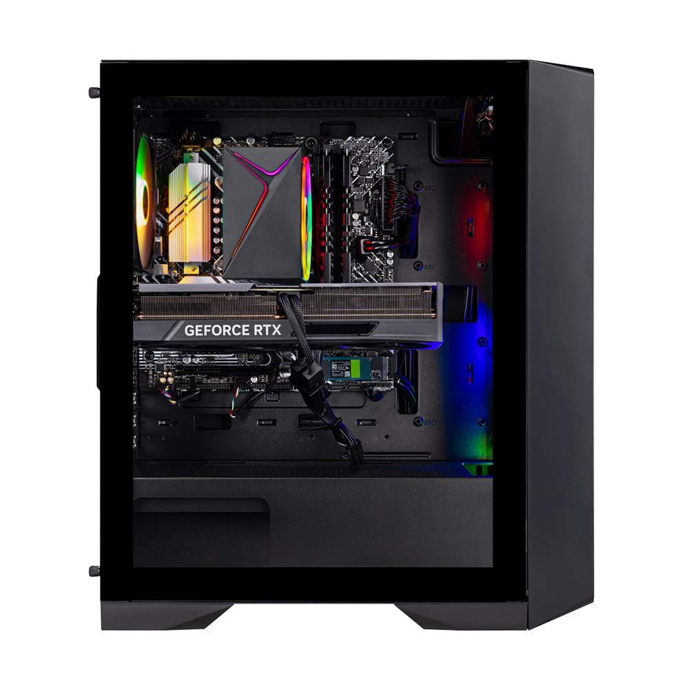 스카이테크 네뷸라 게이밍 PC 데스크탑, Ryzen 5 5500 3.6GHz (4.2GHz 터보 부스트), NVIDIA RTX 4060 8GB GDDR6X, 1TB SSD, 16G - 상세 이미지 3