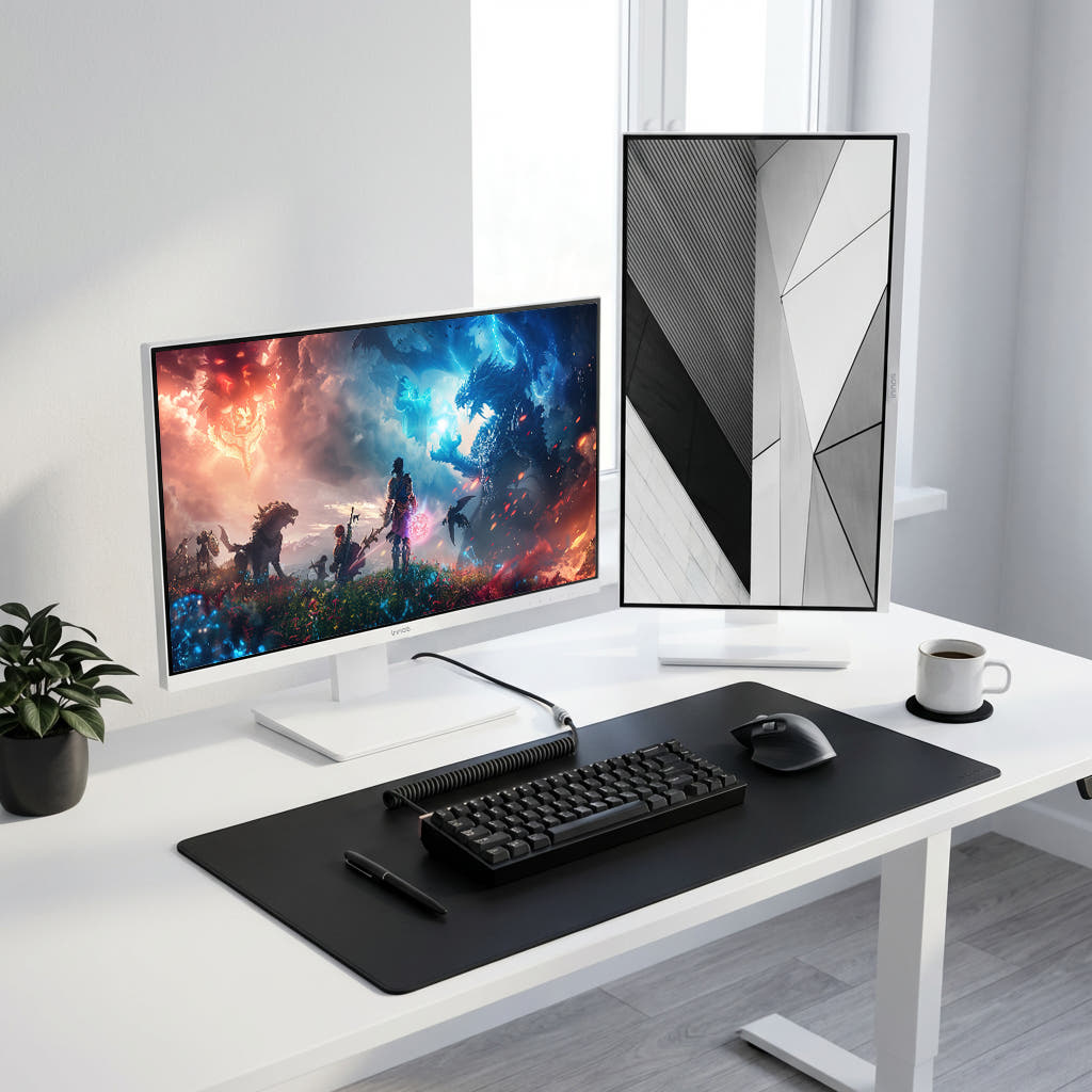 이노스 24FM200 IPS USB-C 게이밍 멀티스탠드 9/3 출고예정 59~61cm(24인치), 무결점 이미지 3