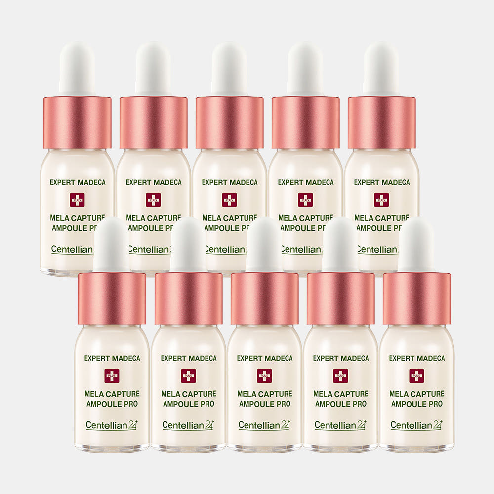 동국제약 센텔리안24 엑스퍼트 마데카 멜라캡처 앰플 프로 10ml x 10개 / 기미 잡티 멜라닌 주름 개선에 도움 마데카멜라캡쳐앰플