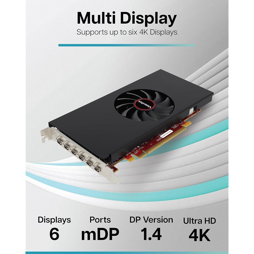 비전텍 AMD 라데온 RX 580 6M 싱글 팬 8GB GDDR5 PCIE 3.0 그래픽 카드 2GB 900614 - 상세 이미지 3