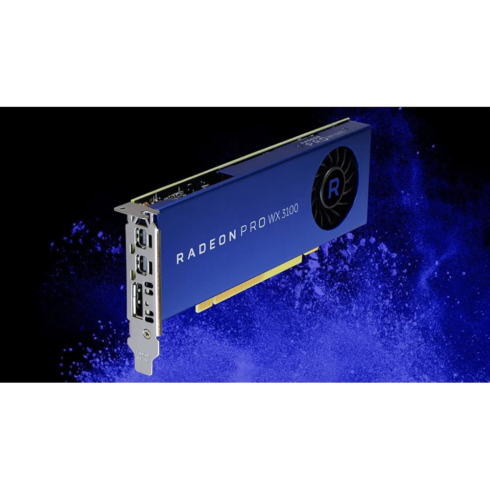 AMD 라데온 프로 WX 3100 그래픽 카드 - 1.22GHz 코어 4GB GDDR5 하프-길이 싱글 슬롯 공간 필요 - 상세 이미지 2
