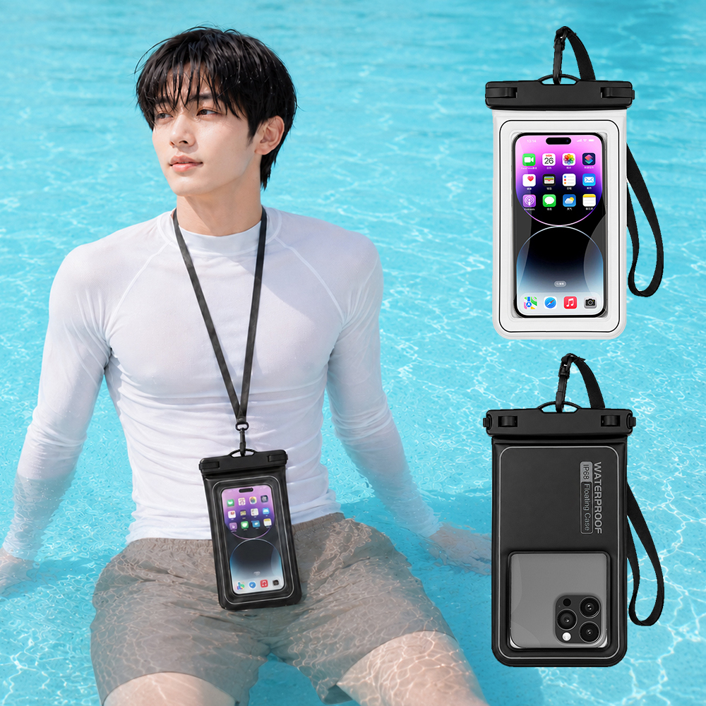 제커 플로팅 방수팩 핸드폰방수팩 휴대폰 스마트폰 가방 물놀이 아이폰 워터파크 워터밤 이미지 8