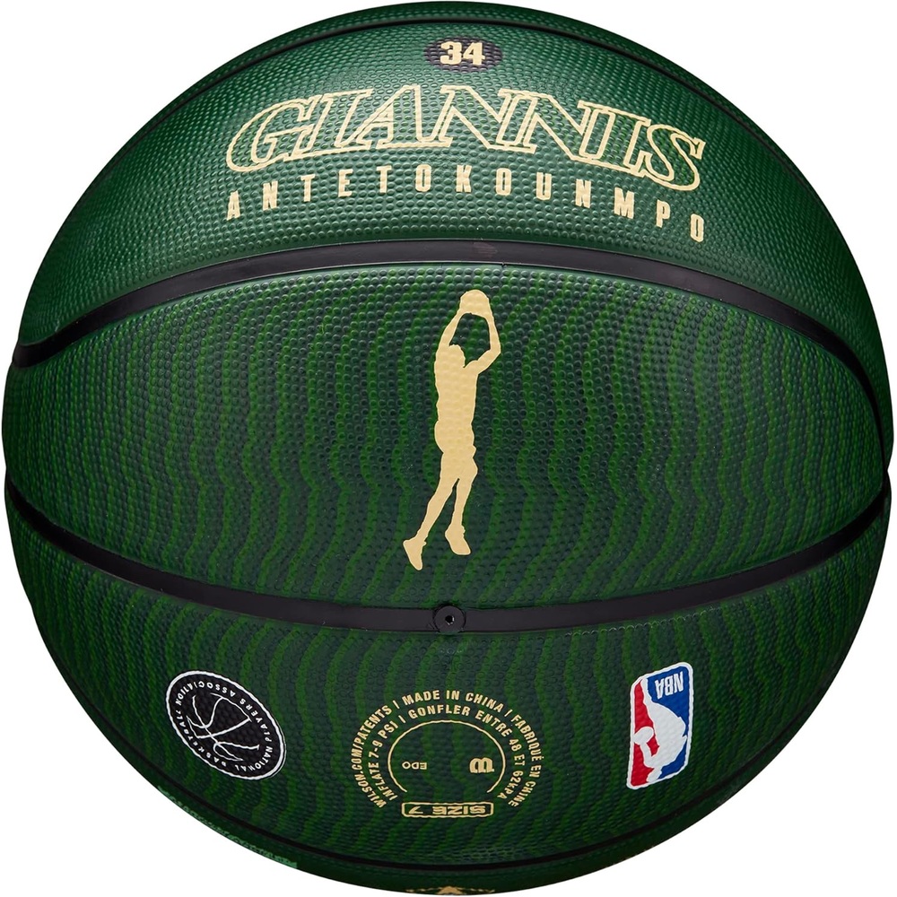 윌슨 NBA 플레이어 농구공 7호 남성 내구성 아웃도어용 야외용 이미지 8
