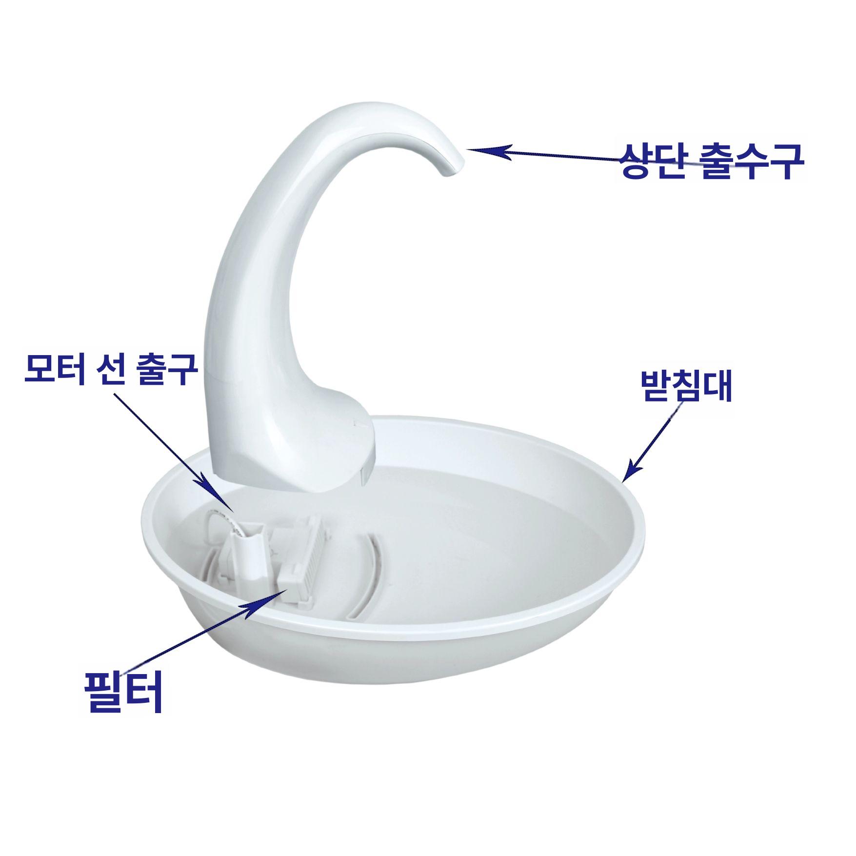 고양이정수기 고양이음수대 브러시 포함 - 상세 이미지 4