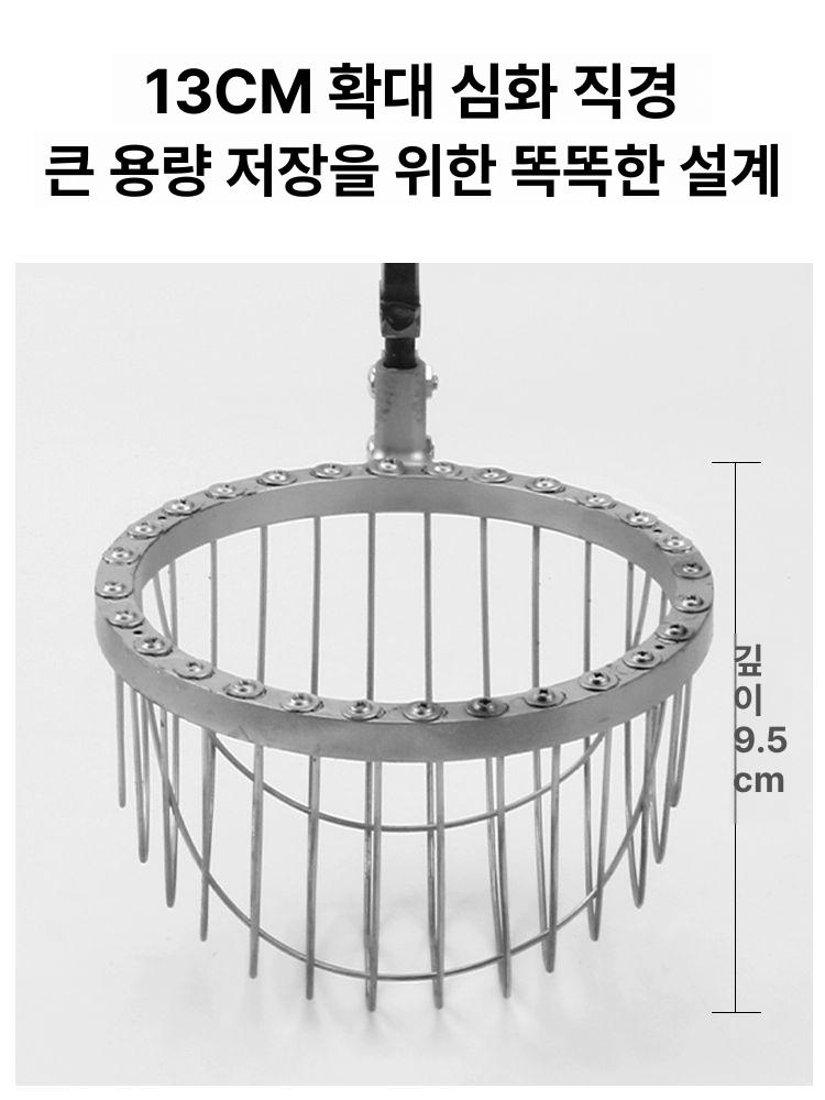 밤 도토리 줍는 기계 대추 매실 호두 수집기 도구 갈쿠리 막대 농업용 70cm 표준 밤 - 상세 이미지 5