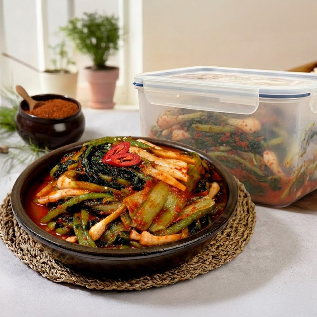 [이케아팩] 김채소 전라도 열무 김치 / 국내산 4kg, 1개 - 상품 이미지