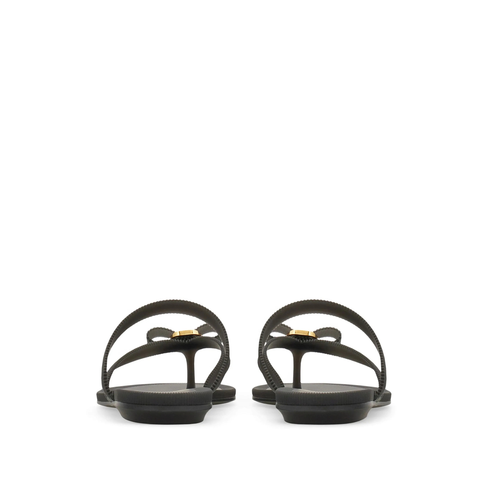 페라가모 여성 슬리퍼 FW26 01L859 0794396 1C NERO - 상세 이미지 4
