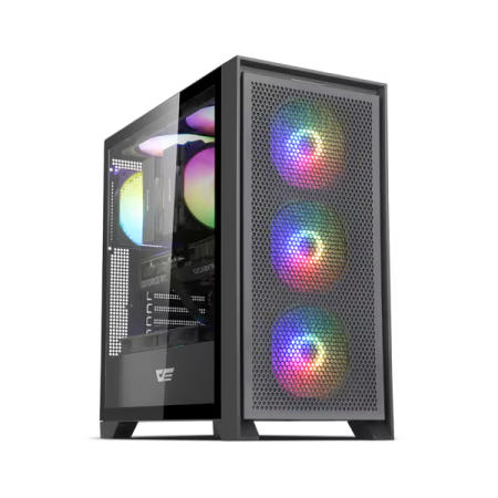 darkFlash DRX70 MESH RGB 강화유리 (블랙)