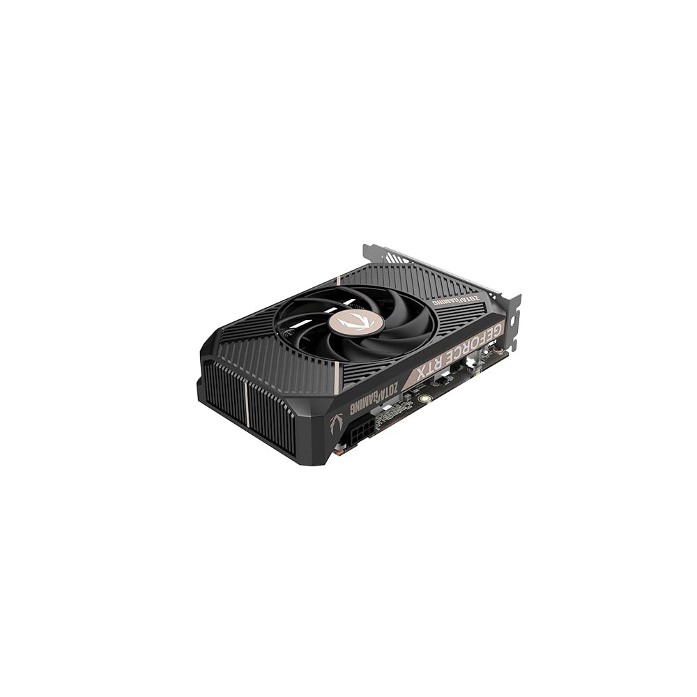 ZOTAC 게이밍 지포스 RTX 5060 솔로 DLSS 4 8GB GDDR7 128비트 28Gbps PCIE 5.0 그래픽 카드, SFF 지원 울트라 컴팩트 ZT-B50600G-1 - 상세 이미지 3