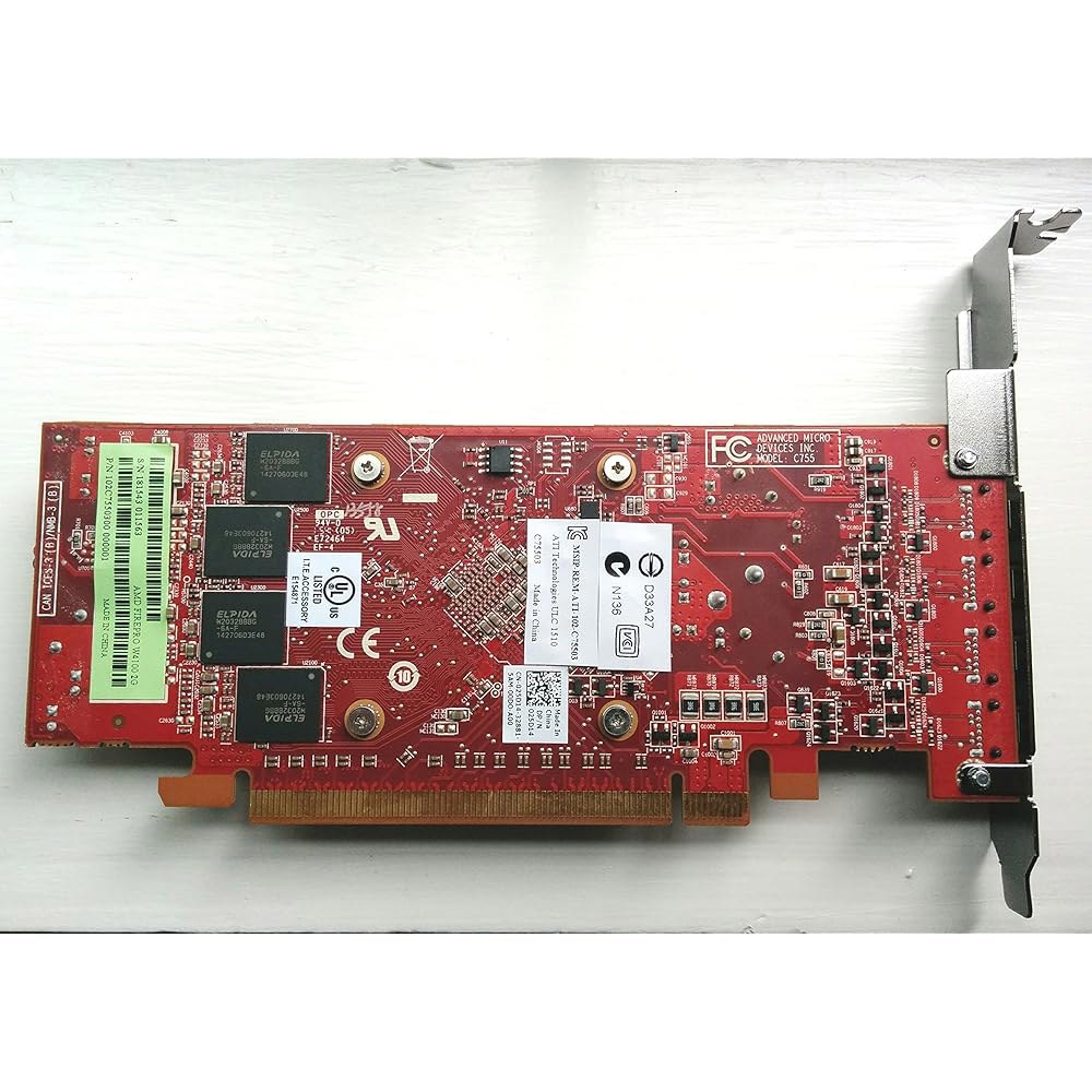 AMD FirePro W4100 그래픽 카드 - 로우 프로파일 100-505979 - 상세 이미지 2