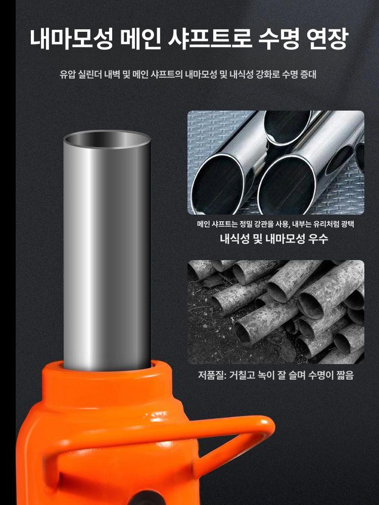 유압식 발톱작키 수직 논스탠딩 자키 자동차 유압지렛대 도비작기 실린더씰 - 상세 이미지 5