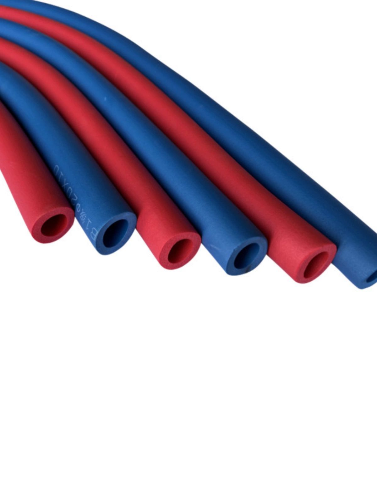 배관 보온재 덮개 에어컨 단열 동파방지 파이프 커버 블루 16mmx7mmx1.8m - 상품 이미지