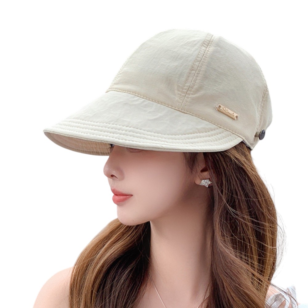 여성 자외선차단 썬캡 챙넓은 마스크걸이 벙거지 - 상세 이미지 3