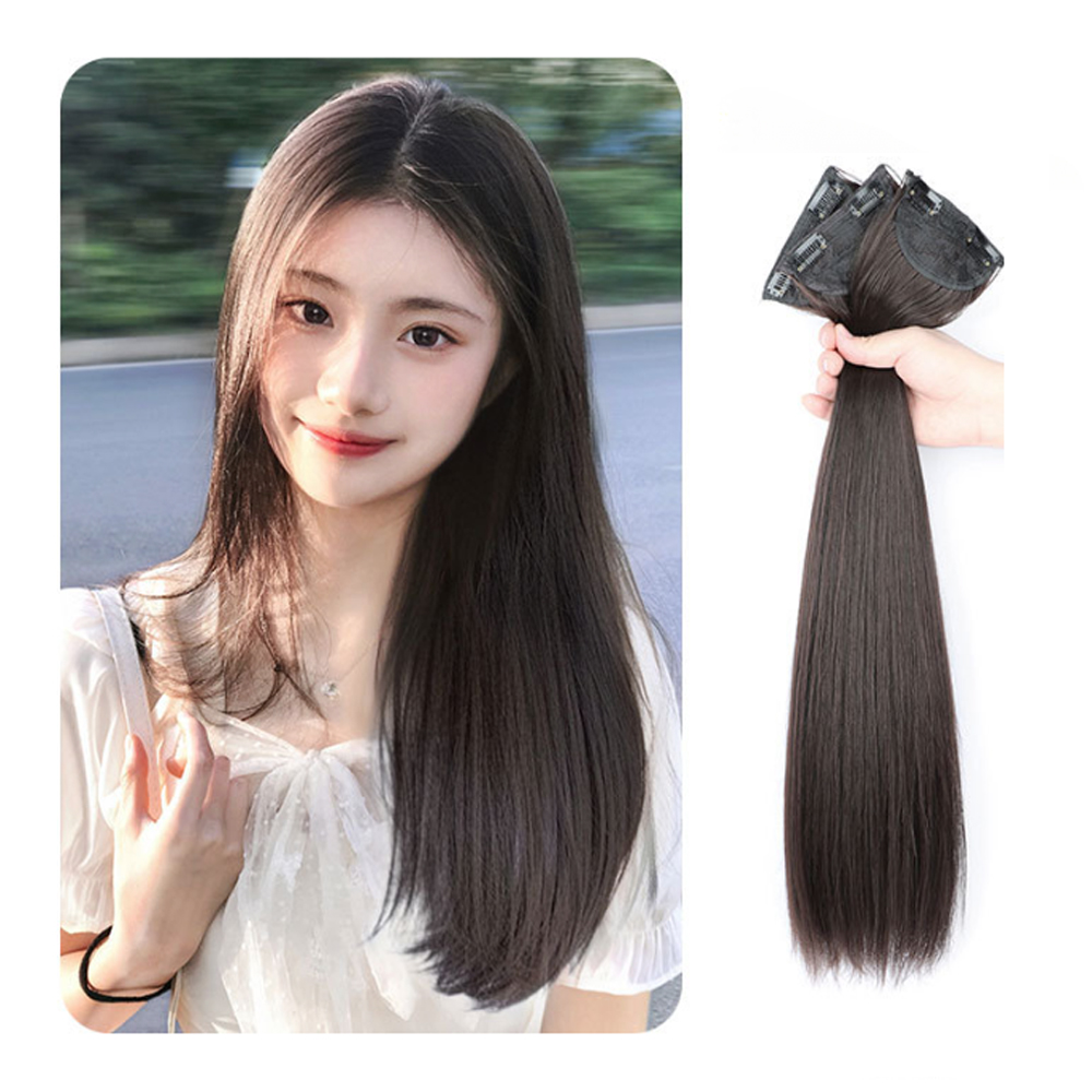 3pcs 인조모 헤어피스 부분가발 - 상품 이미지