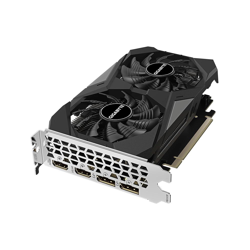 기가바이트 지포스 RTX 3050 윈드포스 OC V2 6G 그래픽 카드, 팬 2개, 6GB GDDR6 96비트 GDDR6, GV-N3050WF2OCV2-6GD 카드 - 상세 이미지 3