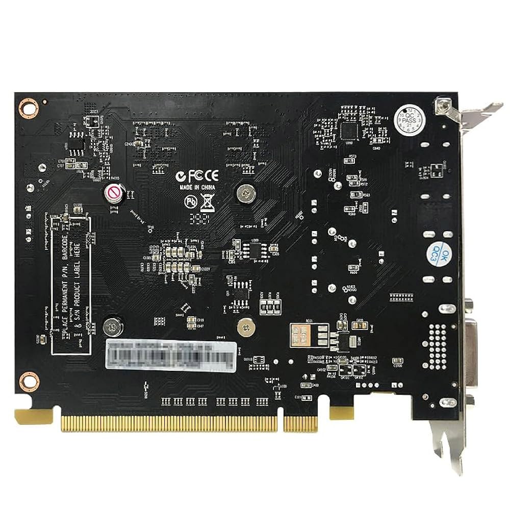 Yeston Radeon RX 550 4GB GDDR5 비디오 그래픽 카드 1183MHz 512프로세서 PCIepress 3.0 DirectX12 더블 슬롯 DP+HDMI 호환 - 상세 이미지 3