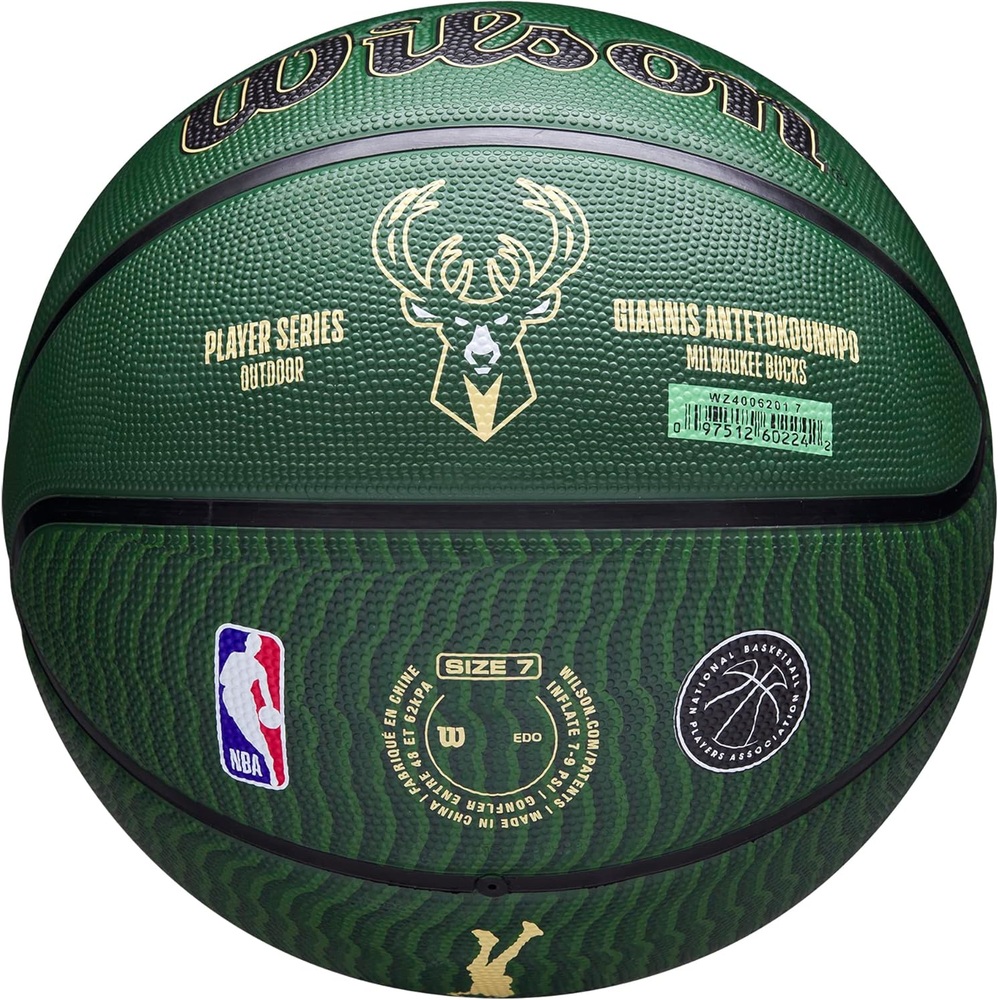 윌슨 NBA 플레이어 농구공 7호 남성 내구성 아웃도어용 야외용 이미지 6